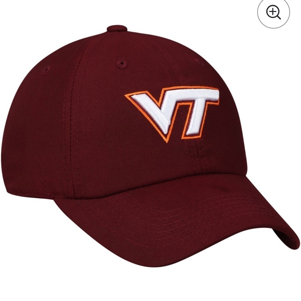 Top of the World VT Hokies Maroon Adjustable Cap with Embroidered Logo